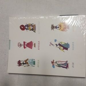 Vintage Christian lacroix note cards Six Continents